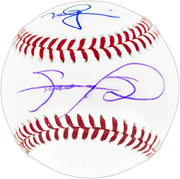 Sammy Sosa & Mark McGwire Autographed Official MLB Baseball Chicago Cubs, St. Louis Cardinals Beckett BAS Witness Stock #253599