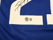 Mark McGwire & Sammy Sosa Autographed Red, White & Blue Jersey St. Louis Cardinals, Chicago Cubs Beckett BAS Witness Stock #253589