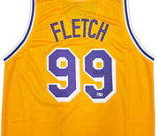 Fletch Chevy Chase Autographed Yellow Jersey Beckett BAS QR Stock #253590