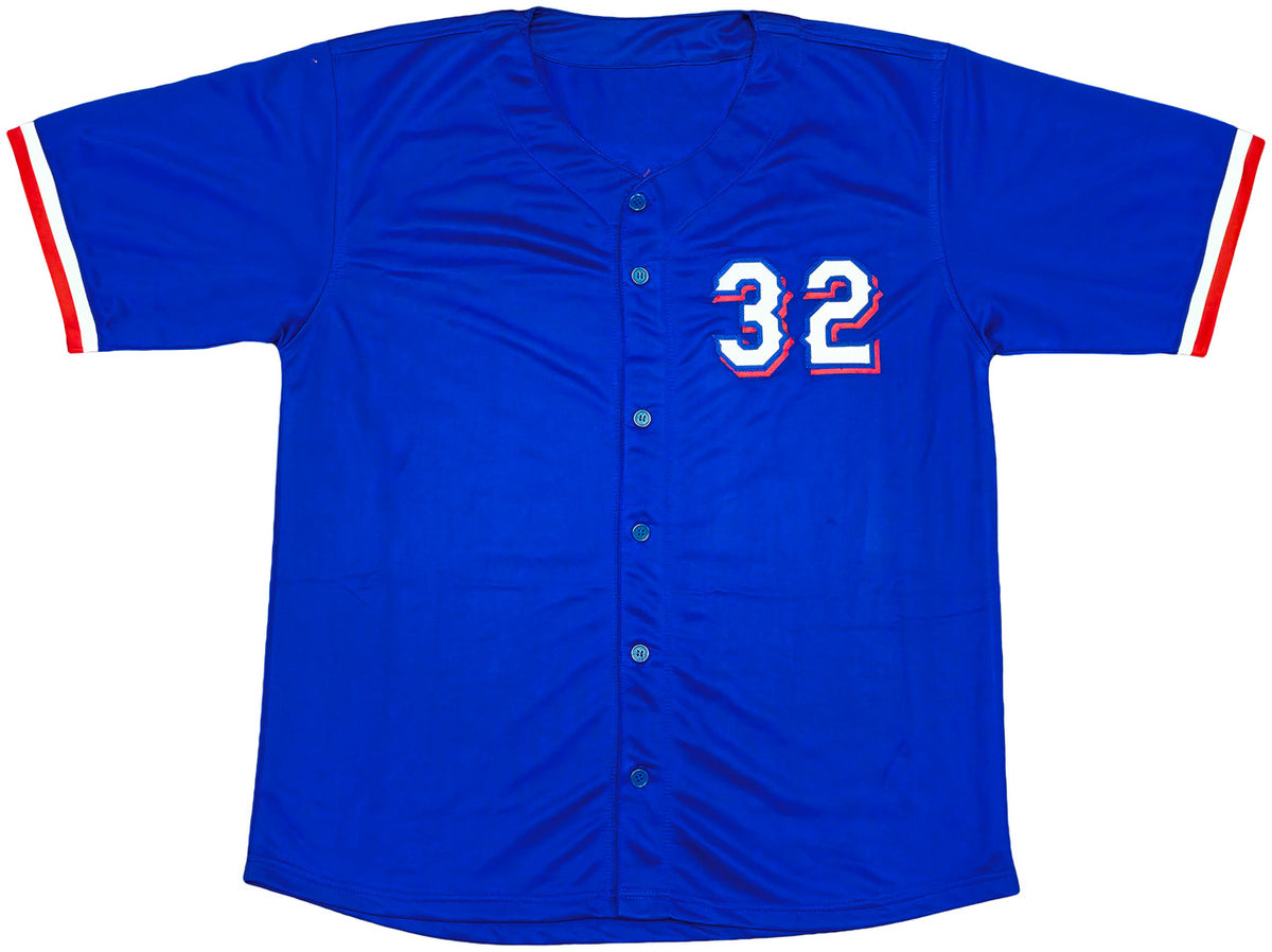 Texas Rangers Evan Carter Autographed Blue Jersey Beckett BAS Witness Stock #253595