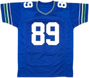 Seattle Seahawks Brian Blades Autographed Throwback Blue Jersey MCS Holo Stock #253617
