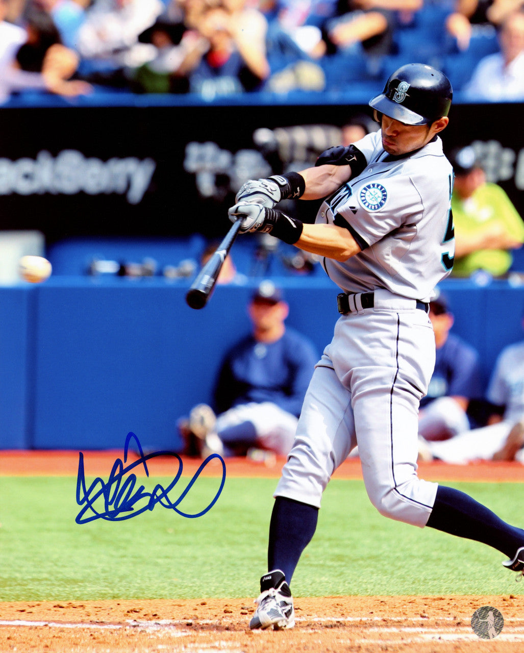 Ichiro Suzuki Autographed Framed 8x10 Photo Seattle Mariners IS Holo Stock #253402