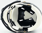 Jonathan Taylor Autographed Indianapolis Colts 2023 Alternate Black Speed Mini Helmet Beckett BAS Witness Stock #254432