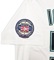 Seattle Mariners Ichiro Suzuki Autographed White Nike Jersey Size XL "HOF 25" IS Holo & Beckett BAS Witness Stock #254346