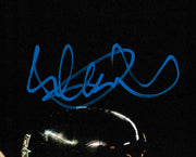 Ken Griffey Jr. & Ichiro Suzuki Autographed Framed 16x20 Photo Seattle Mariners Spotlight In Blue Beckett BAS QR Stock #265807