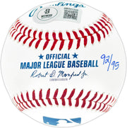 Ken Griffey Jr. & Edgar Martinez Autographed Official MLB Baseball Seattle Mariners LE #/95 "The Double" Beckett BAS Witness Stock #255987