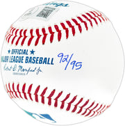 Ken Griffey Jr. & Edgar Martinez Autographed Official MLB Baseball Seattle Mariners LE #/95 "The Double" Beckett BAS Witness Stock #255987