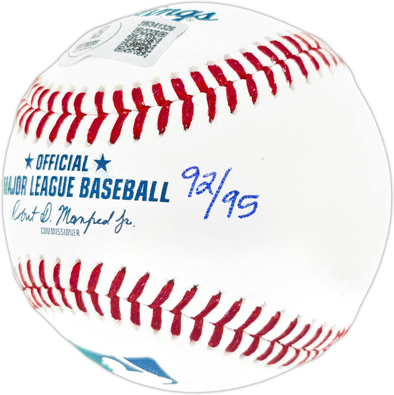 Ken Griffey Jr. & Edgar Martinez Autographed Official MLB Baseball Seattle Mariners LE #/95 "The Double" Beckett BAS Witness Stock #255987