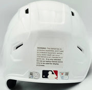 Aaron Judge Autographed New York Yankees White Mach Pro Replica Batting Helmet Fanatics & MLB Holo Stock #255484
