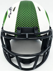 Nick Emmanwori Autographed Seattle Seahawks Lunar Eclipse White Speed Mini Helmet Beckett BAS Witness Stock #256029