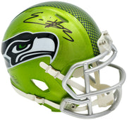 Nick Emmanwori Autographed Seattle Seahawks Flash Green Speed Mini Helmet Beckett BAS Witness Stock #256030