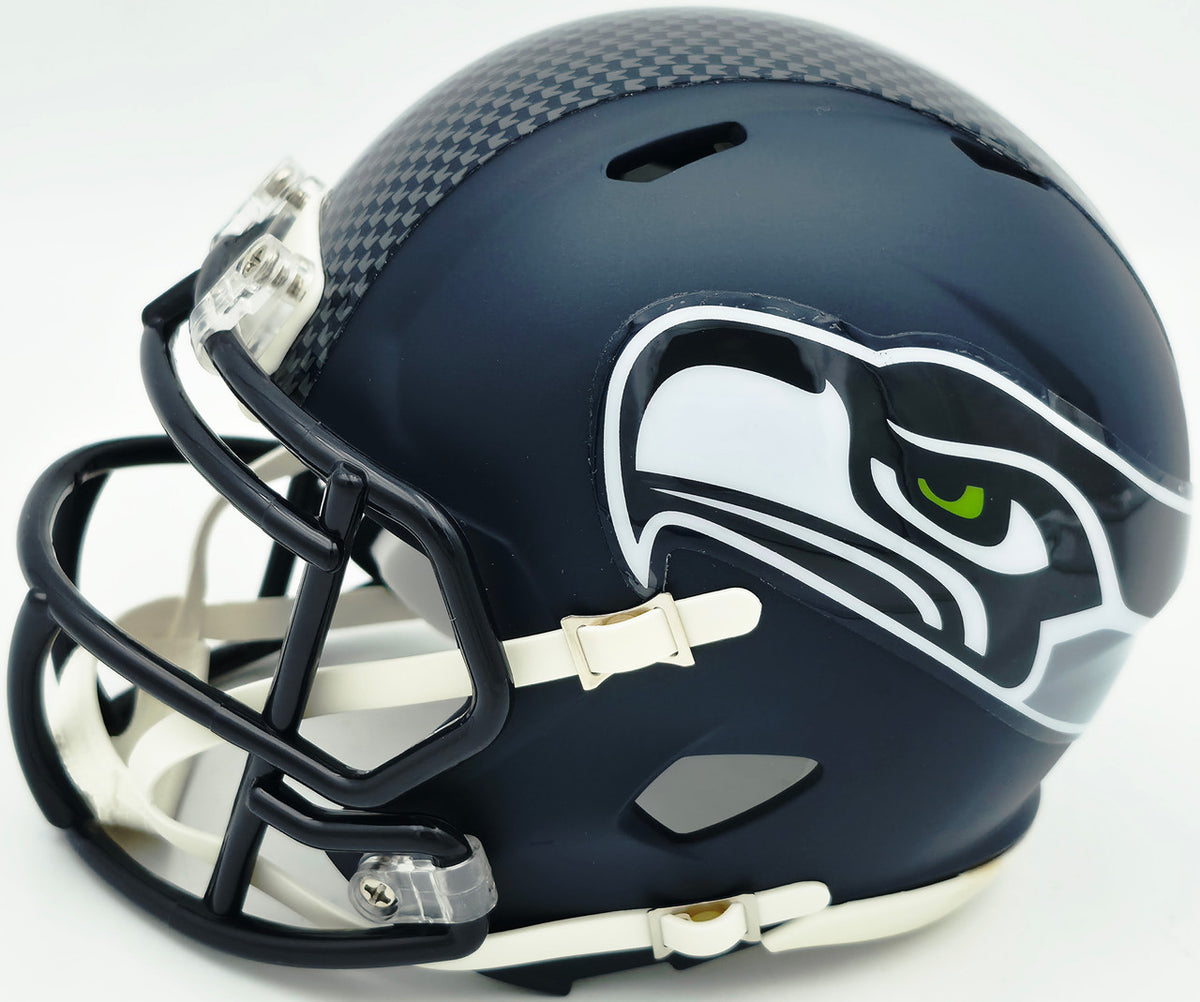 Nick Emmanwori Autographed Seattle Seahawks Blue Speed Mini Helmet Beckett BAS Witness Stock #256031