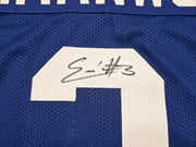 Seattle Seahawks Nick Emmanwori Autographed Throwback Blue Jersey Beckett BAS Witness Stock #256038