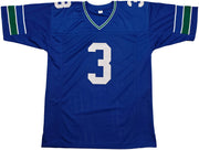 Seattle Seahawks Nick Emmanwori Autographed Throwback Blue Jersey Beckett BAS Witness Stock #256038