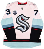 Seattle Kraken Yanni Gourde Autographed White Fanatics Jersey Size XL Fanatics Holo Stock #254451