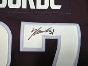 Seattle Kraken Yanni Gourde Autographed Blue Adidas Authentic Primegreen Jersey Size 54 Fanatics Holo Stock #254452