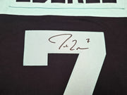 Seattle Kraken Jordan Eberle Autographed Blue & Green Adidas Authentic Primegreen Reverse Retro Jersey Size 54 Fanatics Holo Stock #254446