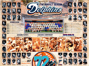 1972 Miami Dolphins Perfect Season Team Autographed 20x24 Photo With 39 Signatures Including Shula & Griese Fanatics Holo Stock #255476