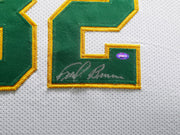 Seattle Supersonics Downtown Fred Brown Autographed Framed White Jersey MCS Holo Stock #256420