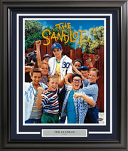 The Sandlot Cast Autographed Framed 11x14 Photo With 4 Signatures MCS Holo Stock #256656