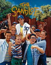 The Sandlot Cast Autographed Framed 11x14 Photo With 4 Signatures MCS Holo Stock #256656