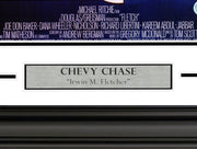Chevy Chase Autographed Framed 11x17 Fletch Movie Poster Beckett BAS Witness Stock #256658