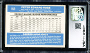 Pete Rose Autographed 1982 Donruss Card #168 Philadelphia Phillies Auto Grade Gem Mint 10 CGC x JSA Stock #254363