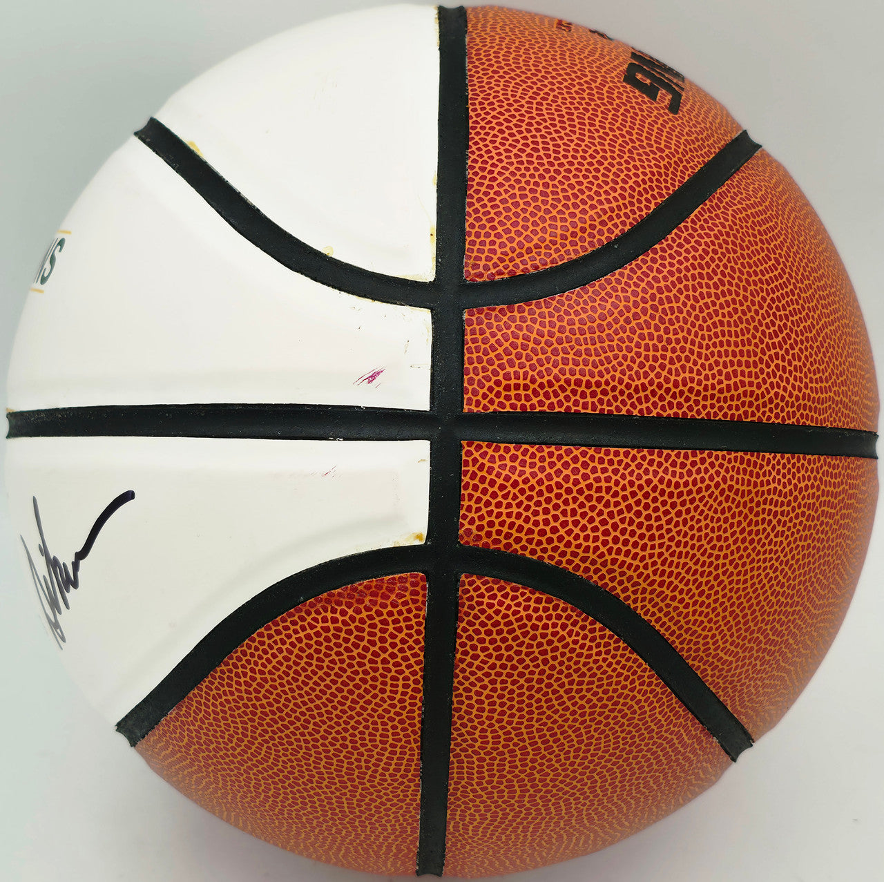 Jack Sikma Autographed 1978-79 Seattle Supersonics NBA Champions Logo Basketball MCS Holo Stock #256740