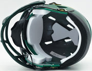 Tez Johnson Autographed Oregon Ducks Green Speed Mini Helmet JSA Witness Stock #256798