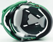 Tez Johnson Autographed Oregon Ducks Apple Green Speed Mini Helmet JSA Witness Stock #256800