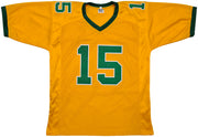 Oregon Ducks Tez Johnson Autographed Yellow Jersey JSA Witness Stock #256794