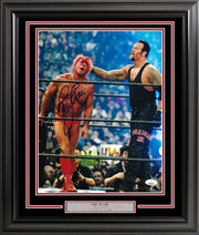 Ric Flair Autographed Framed 11x14 Photo WWE vs. Undertaker JSA Stock #256666