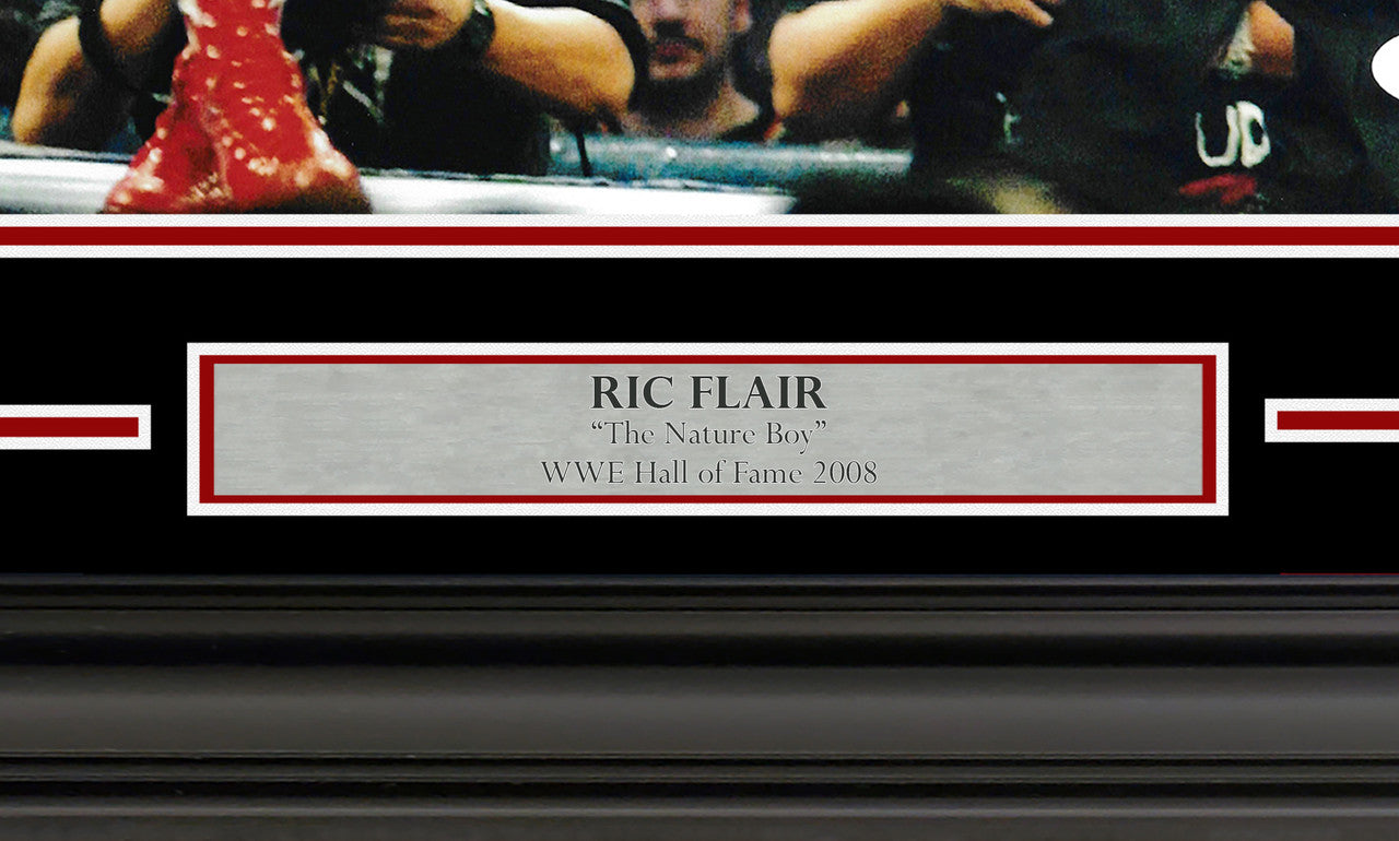 Ric Flair Autographed Framed 11x14 Photo WWE vs. Undertaker JSA Stock #256666