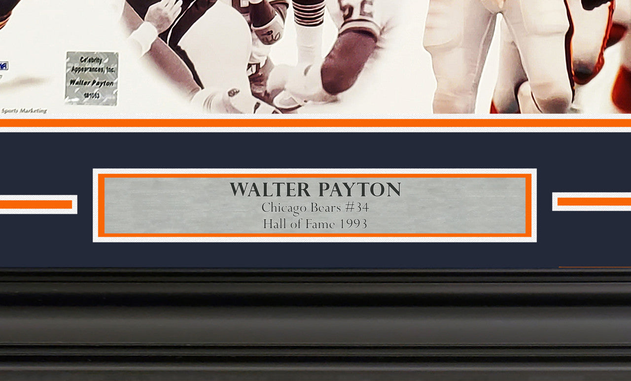 Walter Payton Autographed Framed 16x20 Photo Chicago Bears PSA/DNA Stock #256670