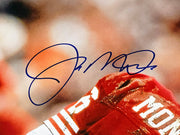 Joe Montana Autographed Framed 16x20 Photo San Francisco 49ers Beckett BAS QR Stock #256675