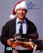 Chevy Chase Autographed Framed 8x10 Photo Christmas Vacation Beckett BAS QR Stock #256682