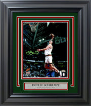 Detlef Schrempf Autographed Framed 8x10 Photo Seattle Supersonics MCS Holo Stock #256684