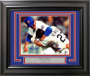 Nolan Ryan Autographed Framed 8x10 Photo Texas Rangers Fight vs. Robin Ventura PSA/DNA Stock #256687