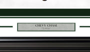 Chevy Chase Autographed Framed White Caddyshack Golf Pin Flag Beckett BAS Witness Stock #256694