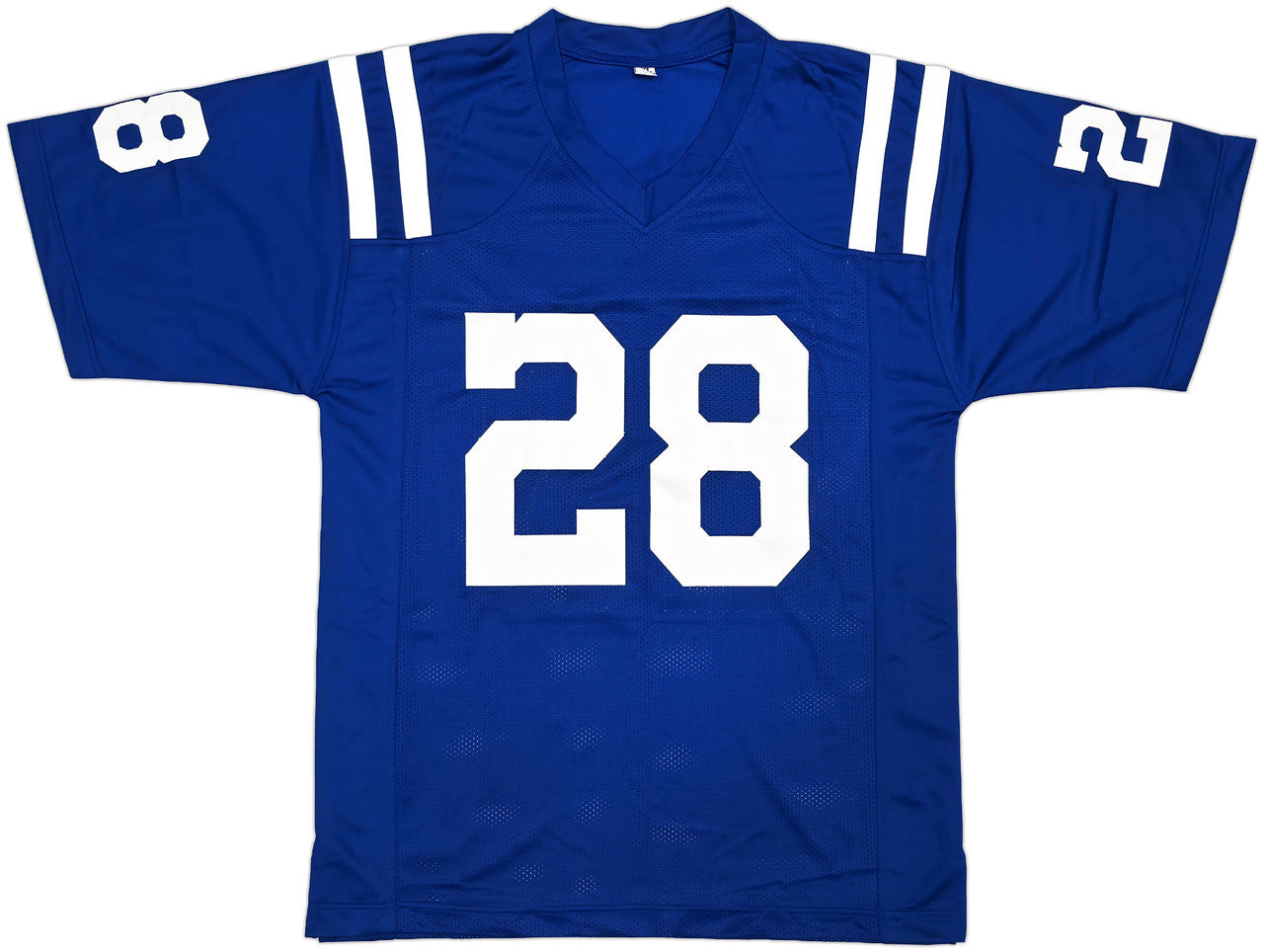 Indianapolis Colts Jonathan Taylor Autographed Blue Jersey Beckett BAS Witness Stock #256838