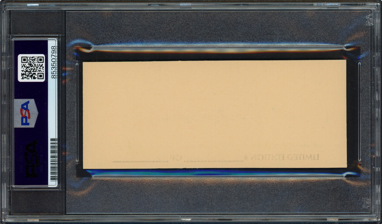 Ted Williams Autographed 2x5 Cut Signature Boston Red Sox Auto Grade Gem Mint 10 LE #/1941 PSA/DNA Stock #256703