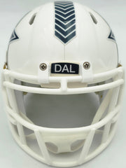 Micah Parson Autographed Dallas Cowboys White Salute To Service Speed Mini Helmet Fanatics Holo Stock #256992