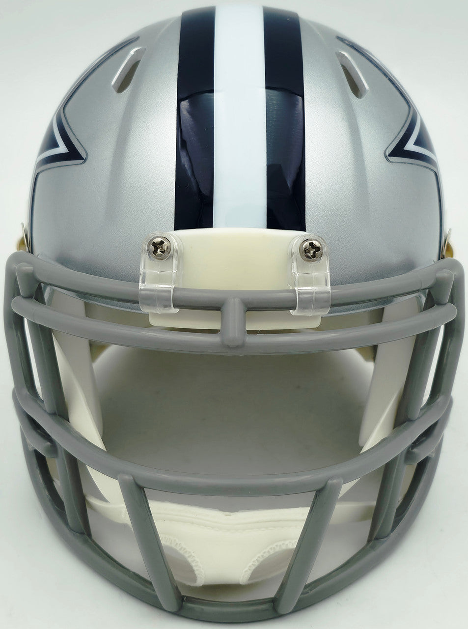 Micah Parson Autographed Dallas Cowboys Silver Speed Mini Helmet Fanatics Holo Stock #256993