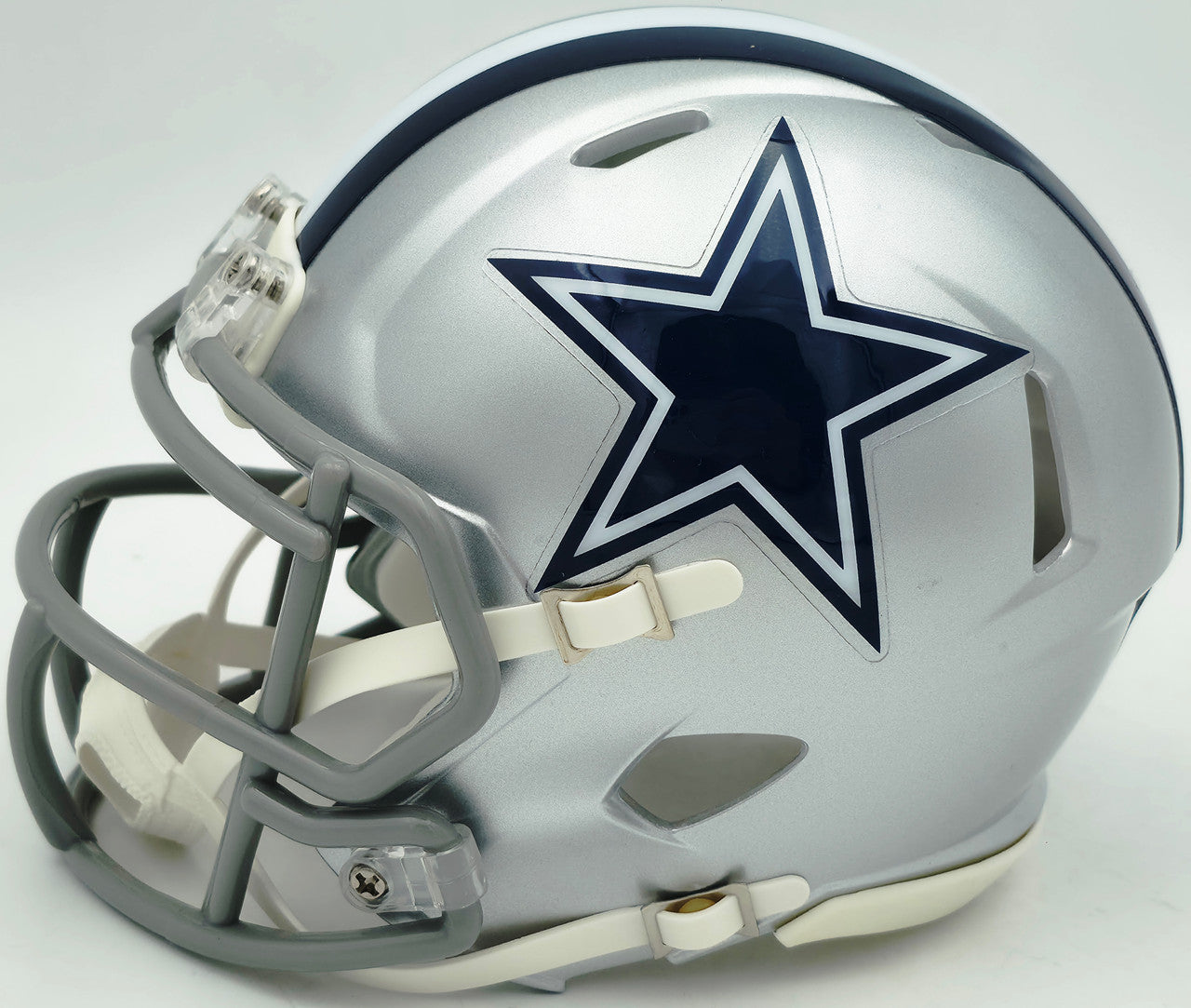 Micah Parson Autographed Dallas Cowboys Silver Speed Mini Helmet Fanatics Holo Stock #256993