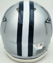 Micah Parson Autographed Dallas Cowboys Silver Speed Mini Helmet Fanatics Holo Stock #256994