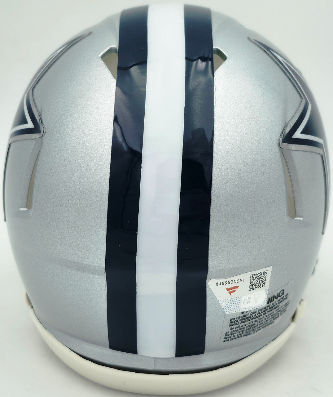 Micah Parson Autographed Dallas Cowboys Silver Speed Mini Helmet Fanatics Holo Stock #256994