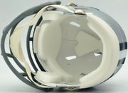 Micah Parson Autographed Dallas Cowboys Silver Speed Mini Helmet Fanatics Holo Stock #256994