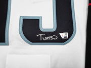 Seattle Kraken Brandon Tanev Autographed White Adidas Authentic Primegreen Inaugural Season Jersey Size 54 "Turbo" Fanatics Holo Stock #257012