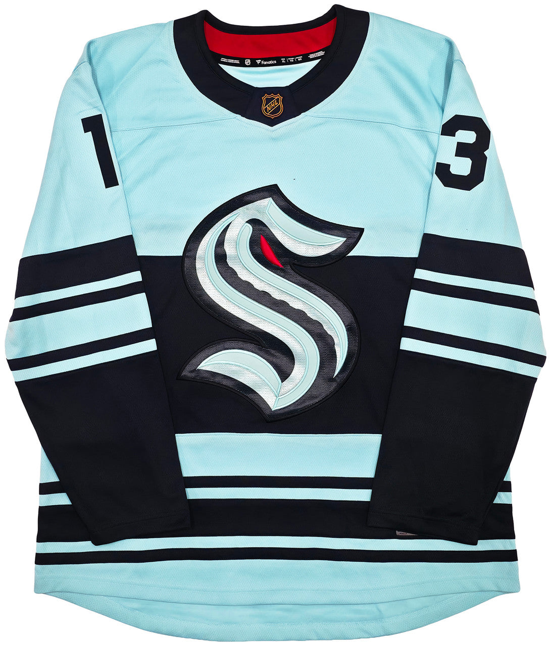Seattle Kraken Brandon Tanev Autographed Blue & Green Fanatics Reverse Retro Jersey Size XL Fanatics Holo Stock #257011