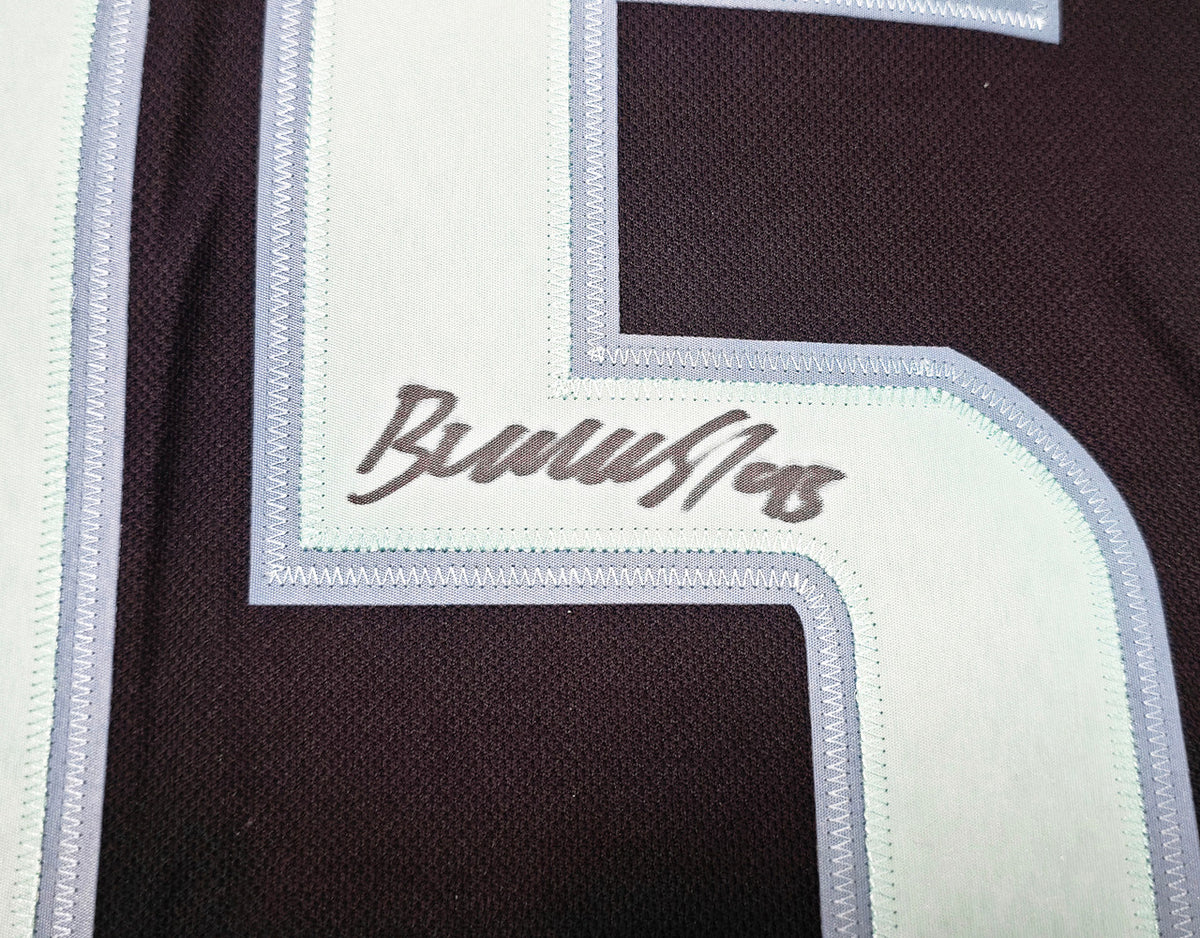 Seattle Kraken Andre Burakovsky Autographed Blue Adidas Authentic Primegreen Jersey Size 54 Fanatics Holo Stock #256999